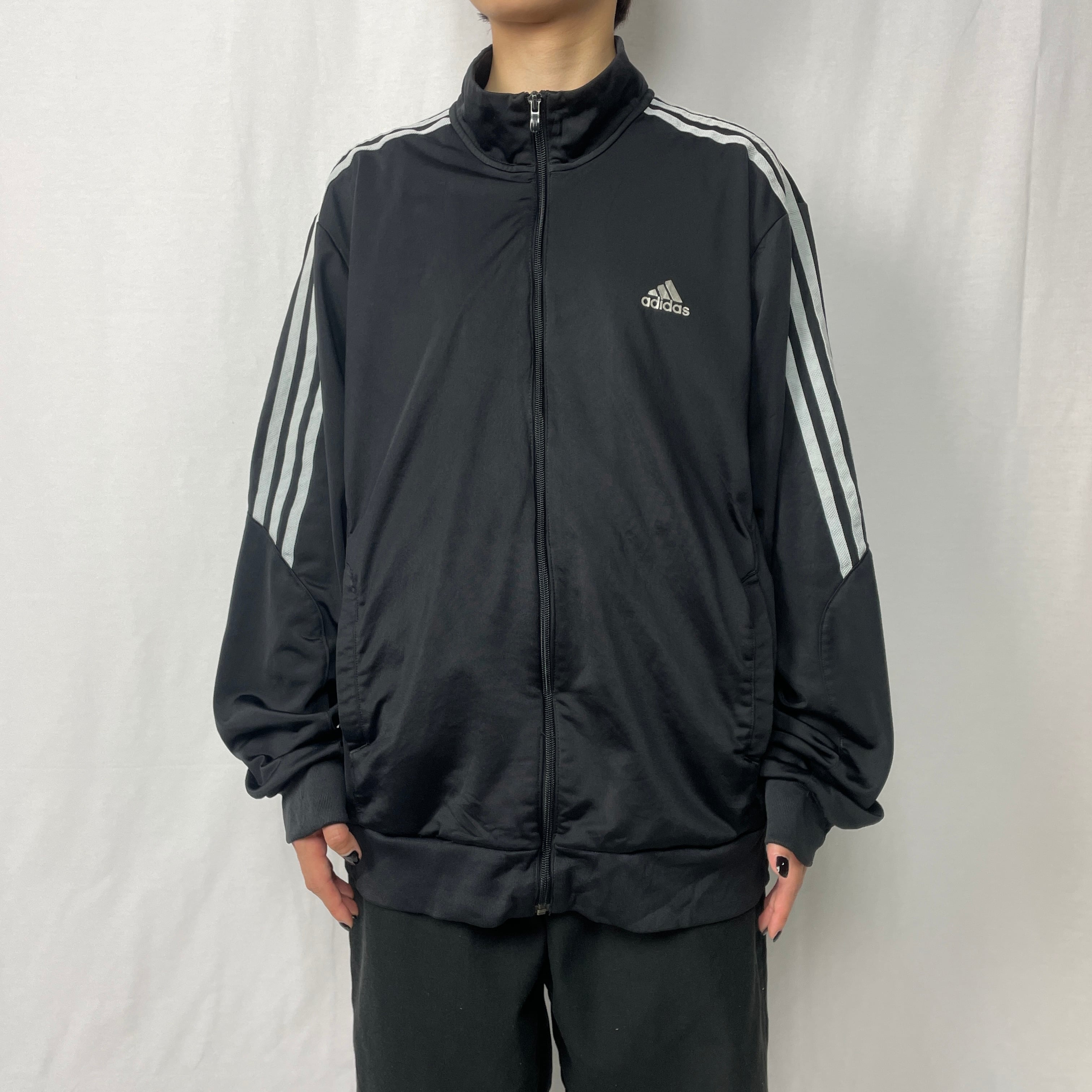 00s adidas トラックジャケット　ジャージ　80s 復刻　Y2K