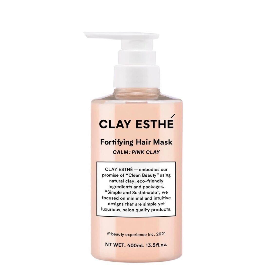 クレイエステ フォーティファイングヘアマスク ピンククレイ 400m