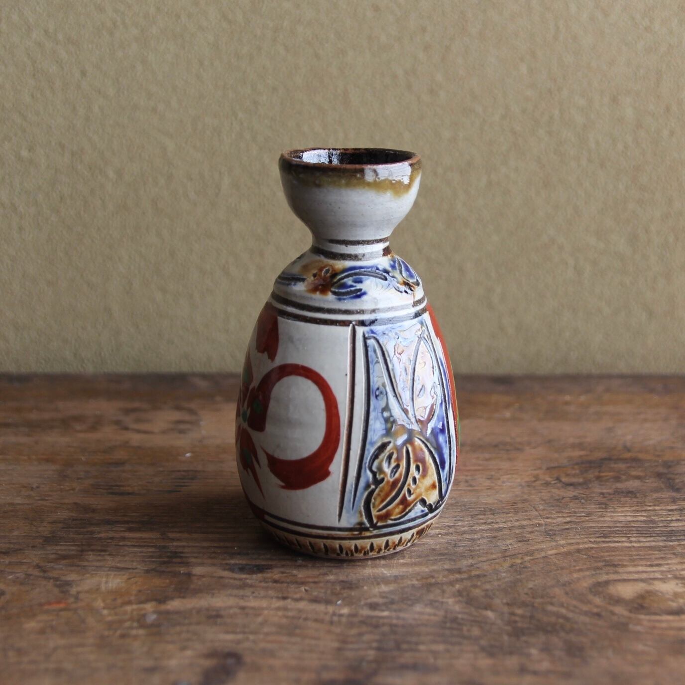 区別は難しいのですが喜名 知花焼 焼締褐釉瓶 徳利 酒器 古美術 琉球美術 古道具 アンティーク