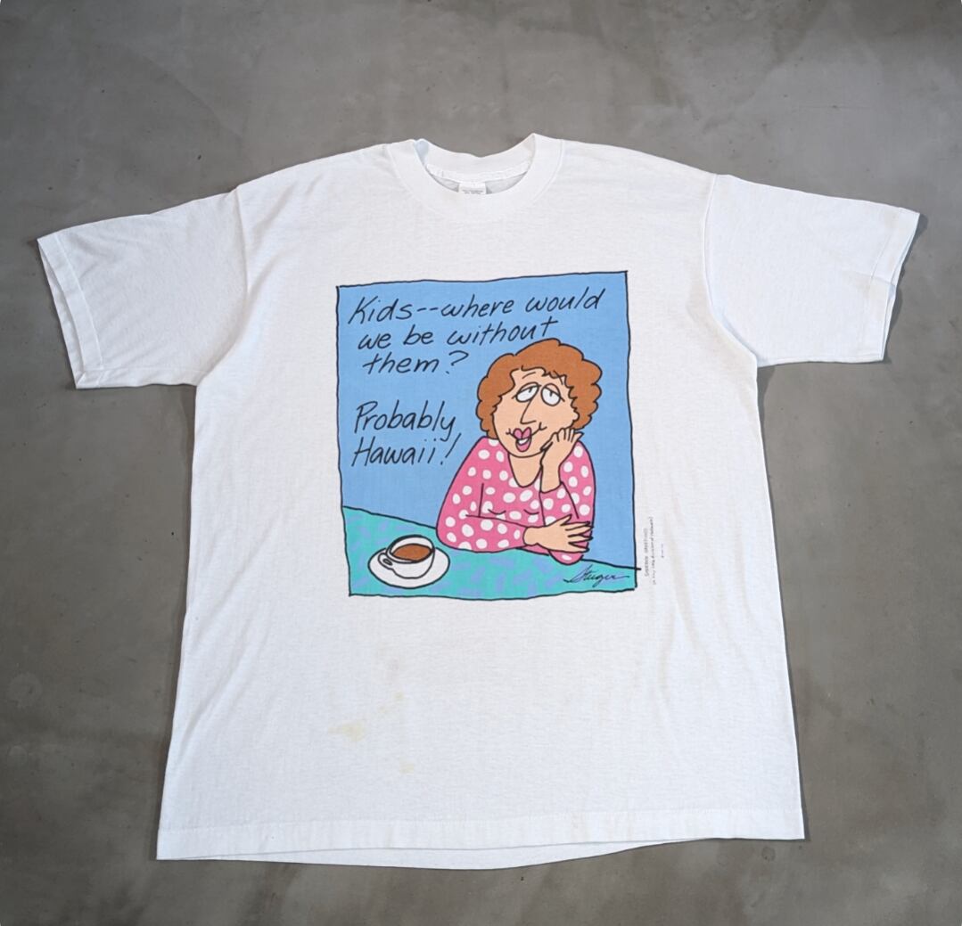 80s shoebox greetings print tee 小岩店