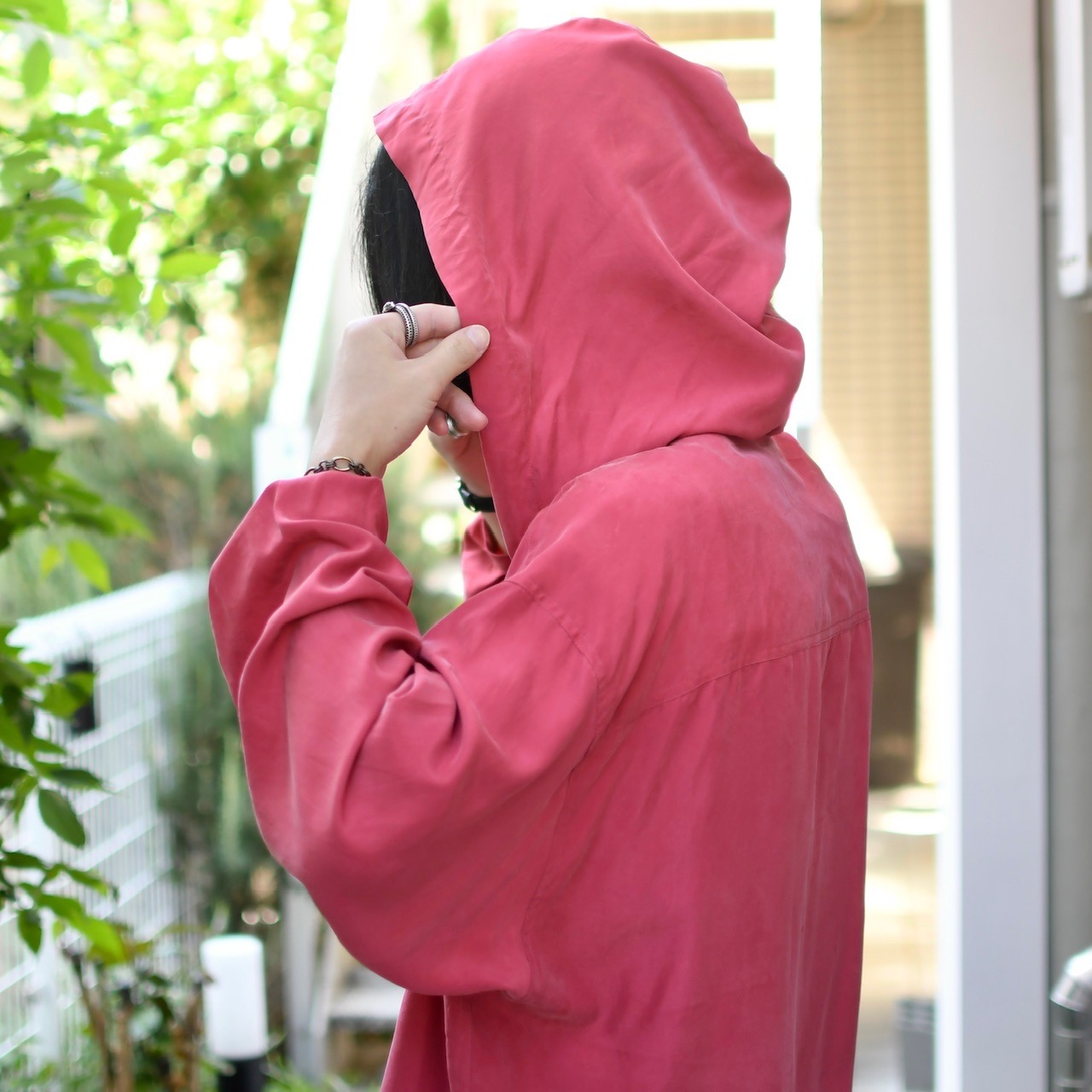 Liz sports silk shirt hoodie