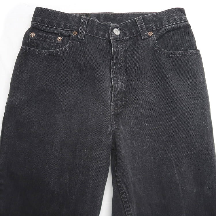 古着 USA製 リーバイス Levi's 550 デニムパンツ ブラックデニム