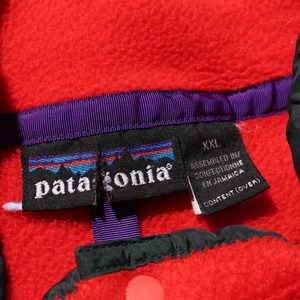 2XL 94年 雪無し レッド Synchilla Snap-T Patagonia シンチラ スナップT パタゴニア