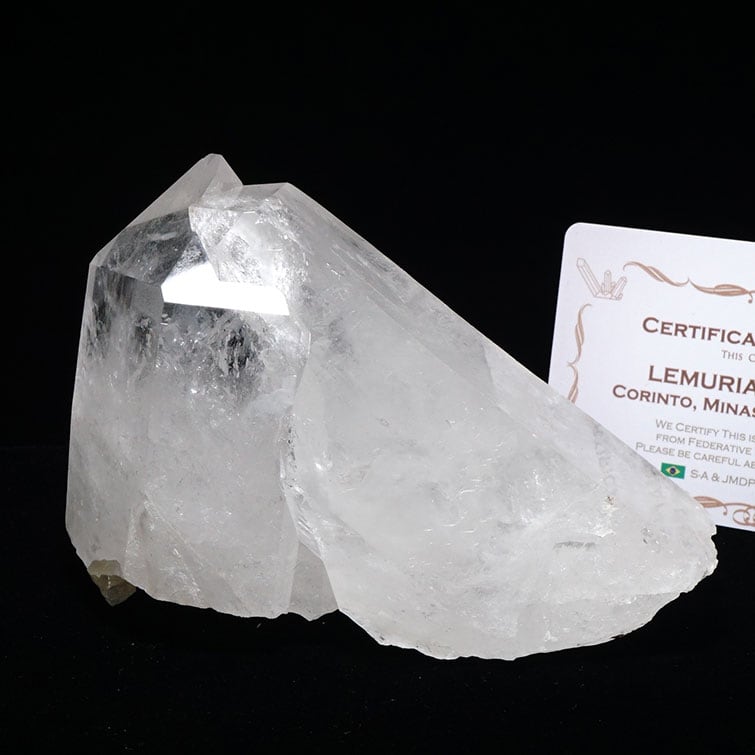 水晶 クラスター ブラジル ミナスジェライス州 コリント産 レムリアンシード クォーツインクォーツ 証明書付属 一点物 282-262