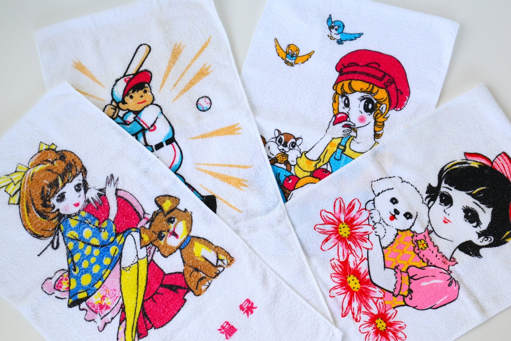 新品タグ付き DROOPY ドルーピー タオル ビンテージ 昭和レトロ 3枚 別府レトロタオル【オーバーオール】 | SELECT BEPPU