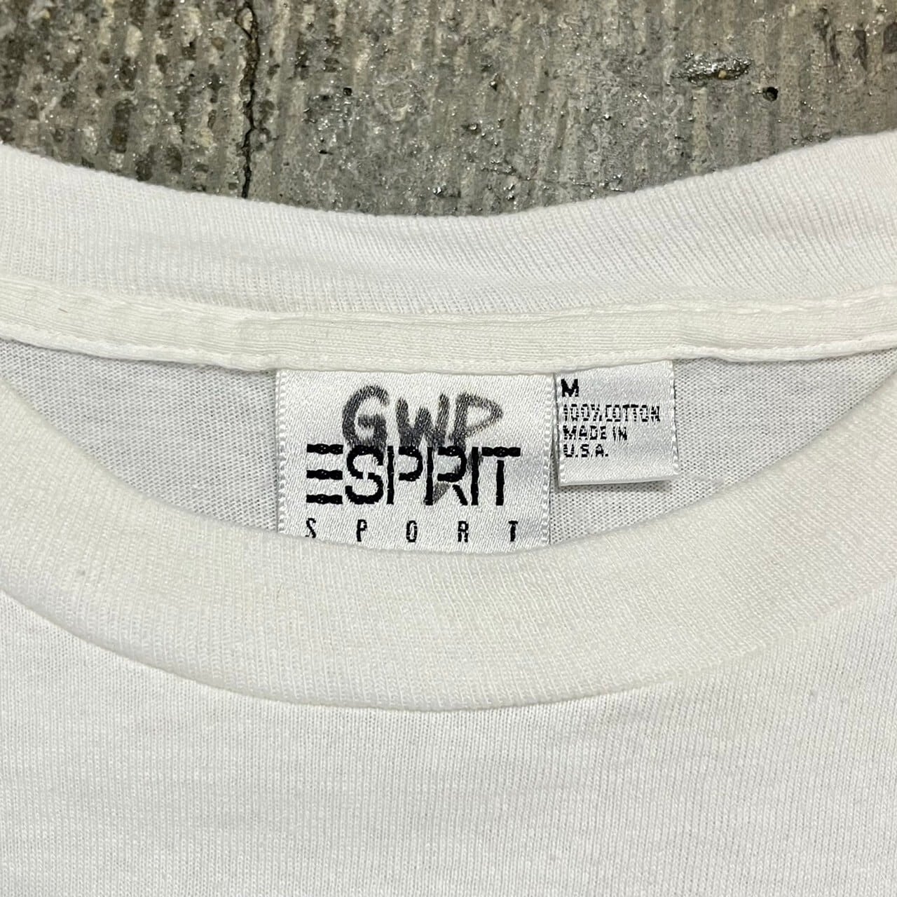 90s ESPRIT Logo Print Tee USA製 | VOLAR