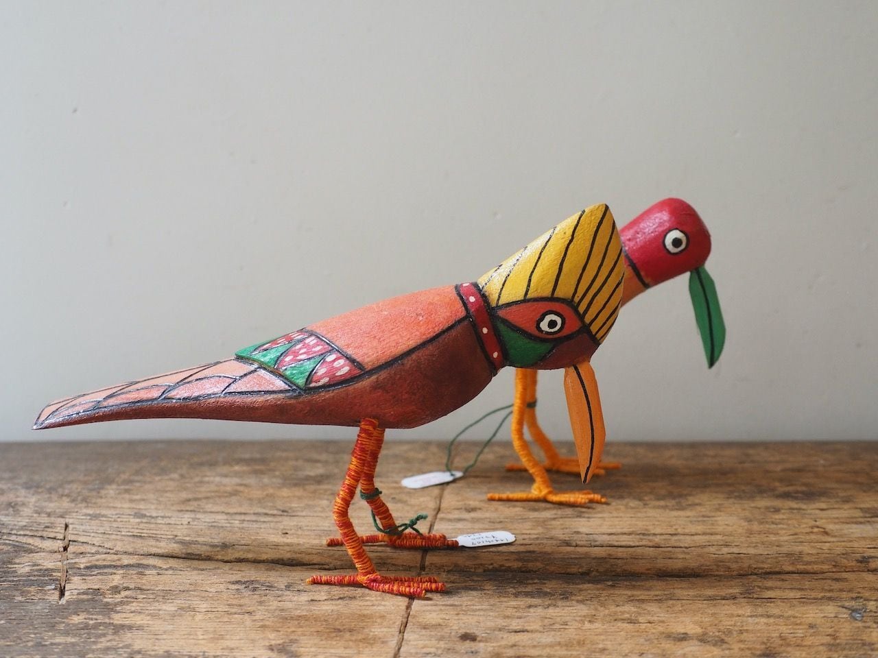 144sh107 くちばしの長いカラフルな鳥 | chahat online store