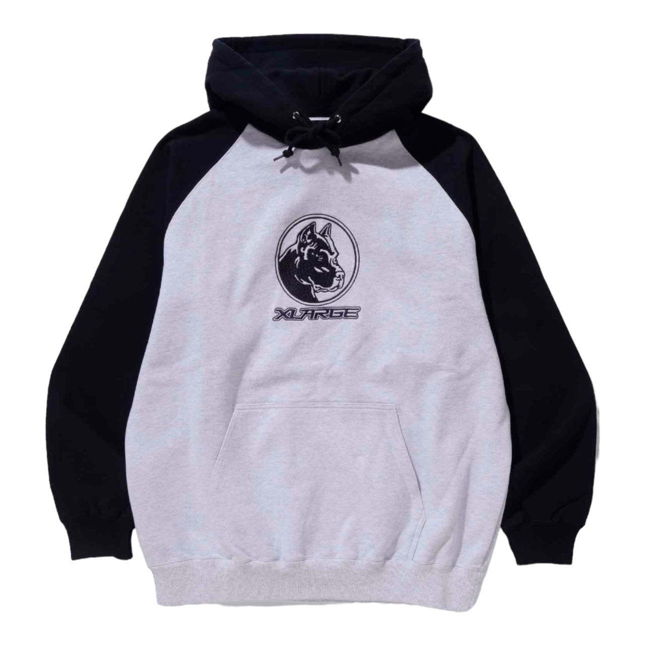 【XLARGE】PITBULL RAGLAN HOODED SWEATSHIRT 【エクストララージ】