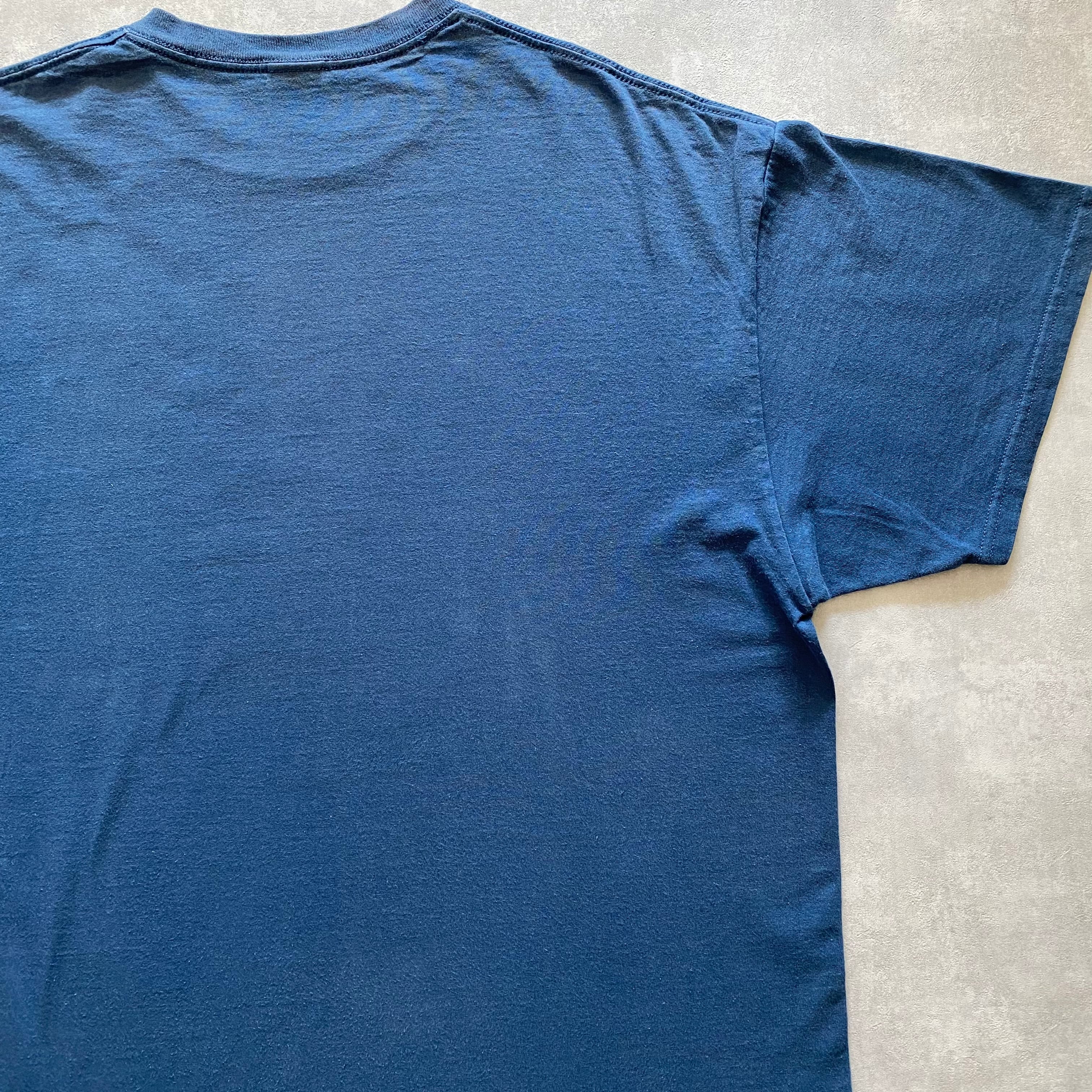 90s USA製 フィッシュ バンドTシャツ DELTA 紺色 vintage
