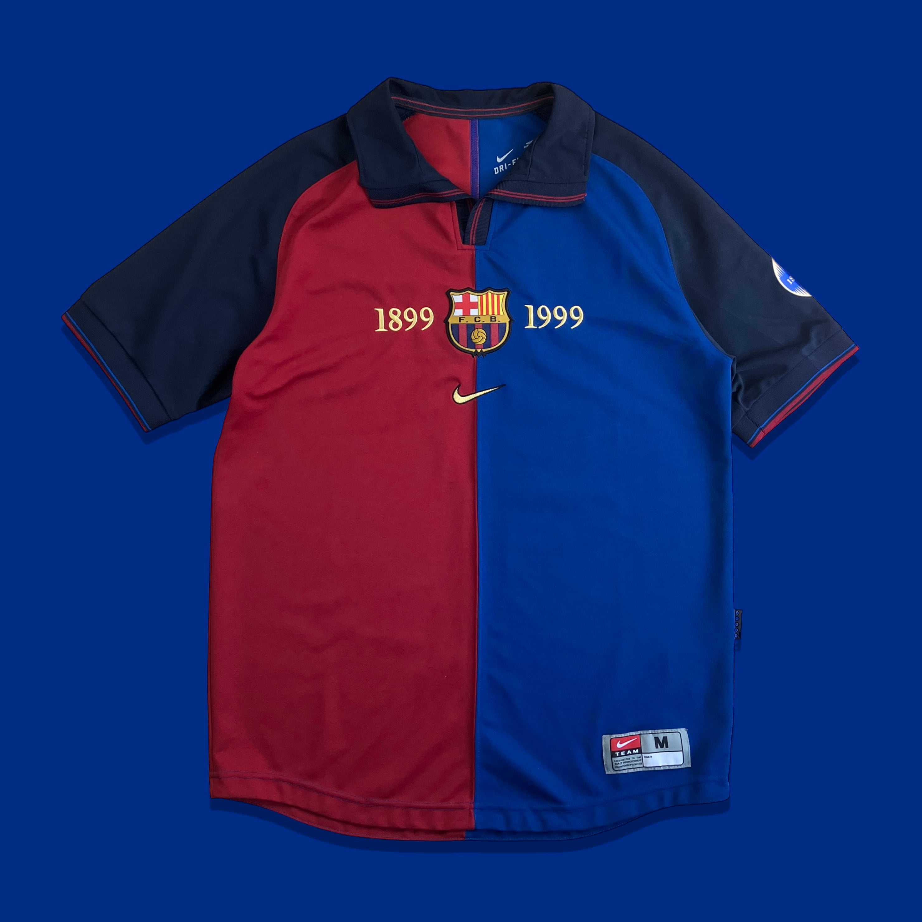 バルセロナ 100周年 ユニフォーム フィーゴ 復刻 バルセロナ #7 FIGO フィーゴ 100周年記念 ユニフォーム XL ナイキ