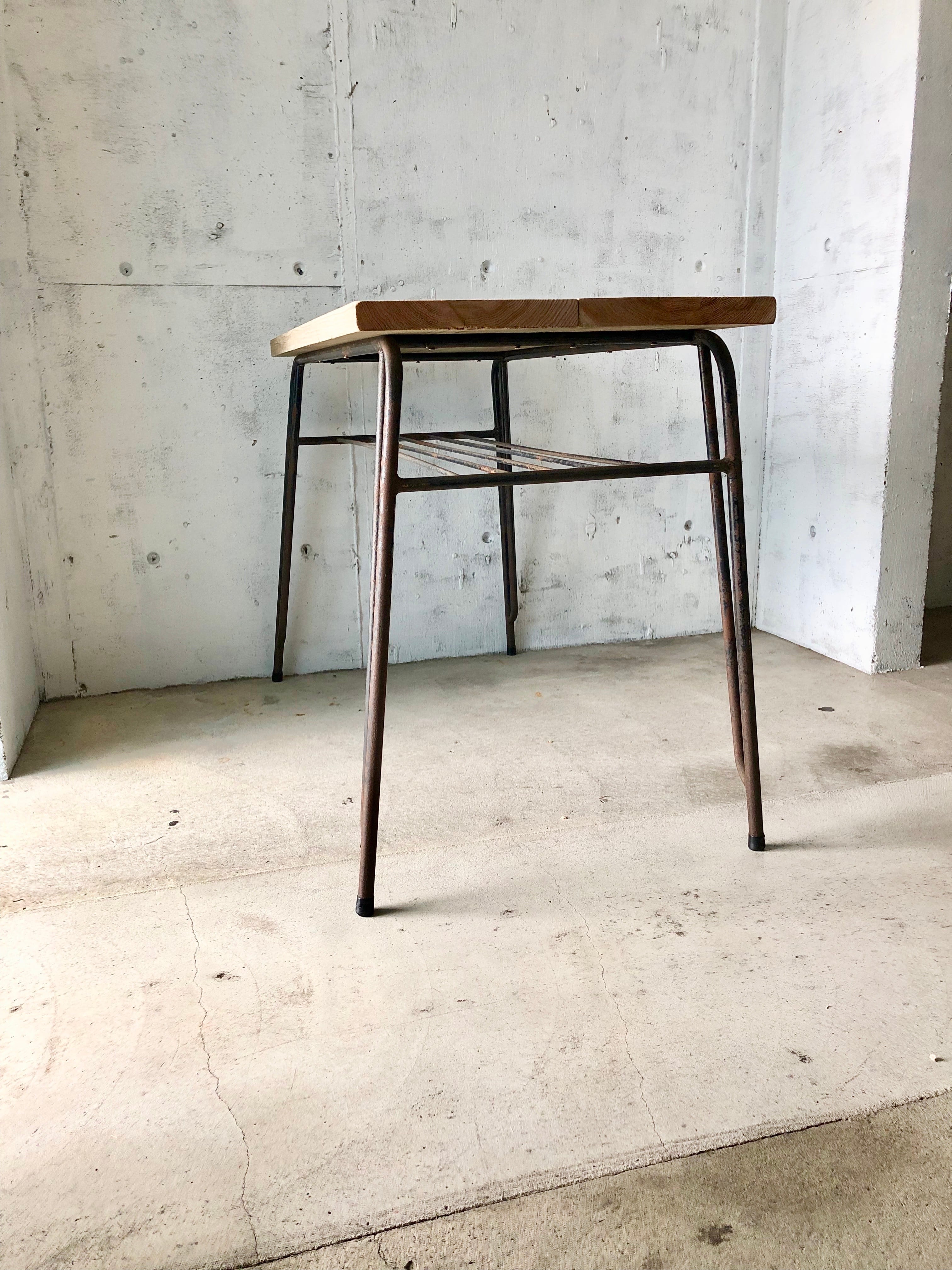 横長いアイアン脚テーブル［古家具］ | giraffes craft