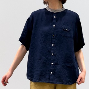 vm linen chambray slit shirt