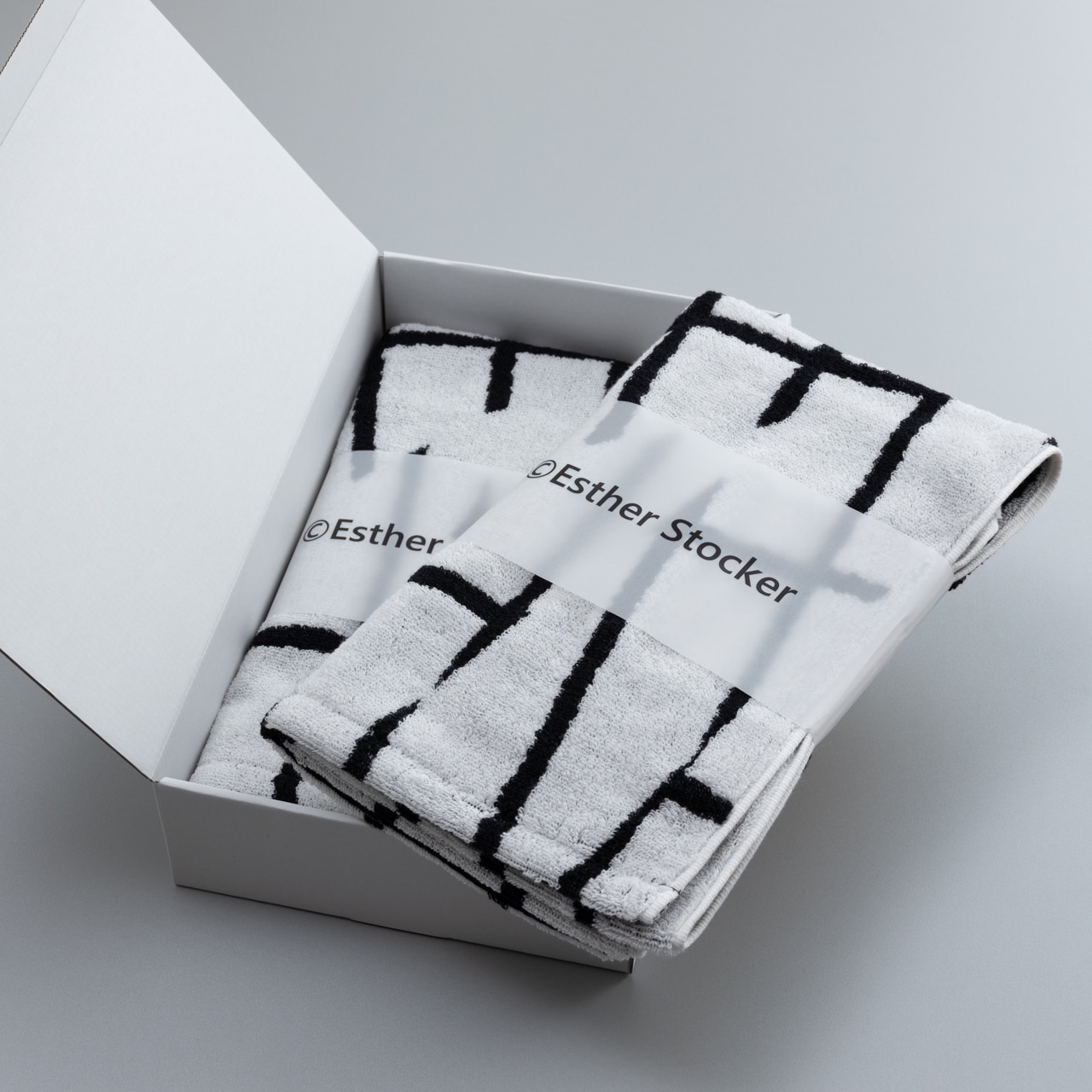 フェイスタオルギフトセット（2枚入り）〈エステル・ストッカー 憧れの眺望〉/Face Towel Gift Set (2 towels)〈Esther・Stocker　Perspectives of Longing〉