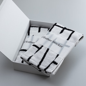 フェイスタオルギフトセット（2枚入り）〈エステル・ストッカー 憧れの眺望〉/Face Towel Gift Set (2 towels)〈Esther・Stocker　Perspectives of Longing〉