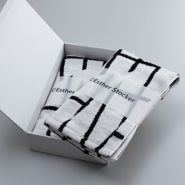 フェイスタオルギフトセット（2枚入り）〈エステル・ストッカー 憧れの眺望〉/Face Towel Gift Set (2 towels)〈Esther・Stocker　Perspectives of Longing〉