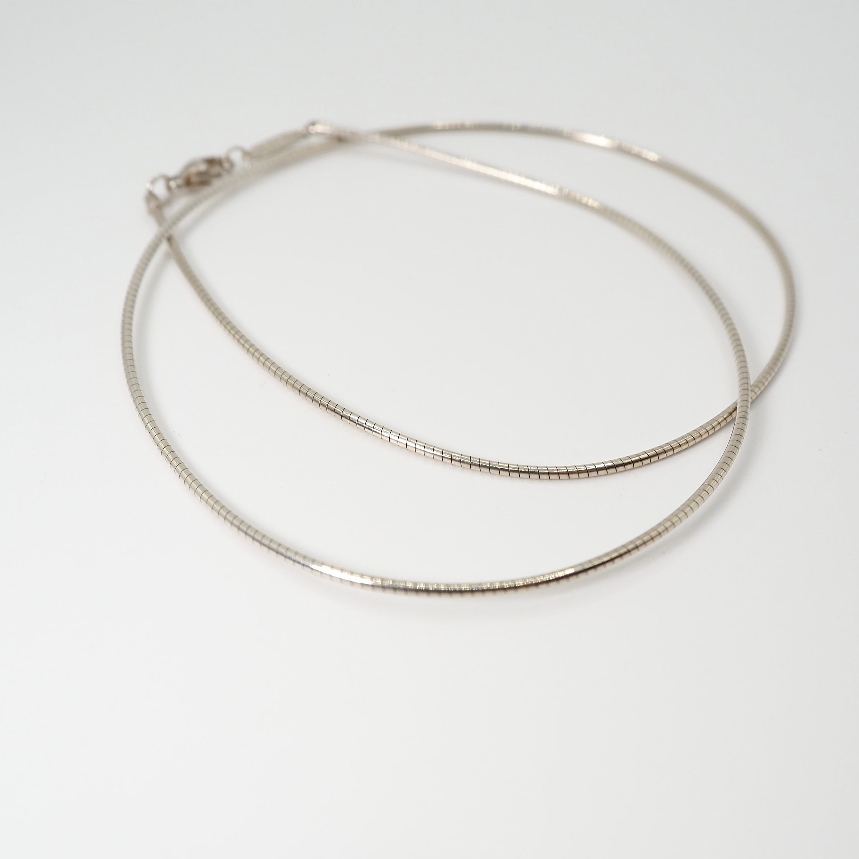 Tiffany&Co. オメガチェーンネックレス シルバー925 ティファニー
