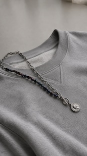 『深海の静寂』『朝焼けの予感』 coin pearl necklace 2本セット ※8月限定color