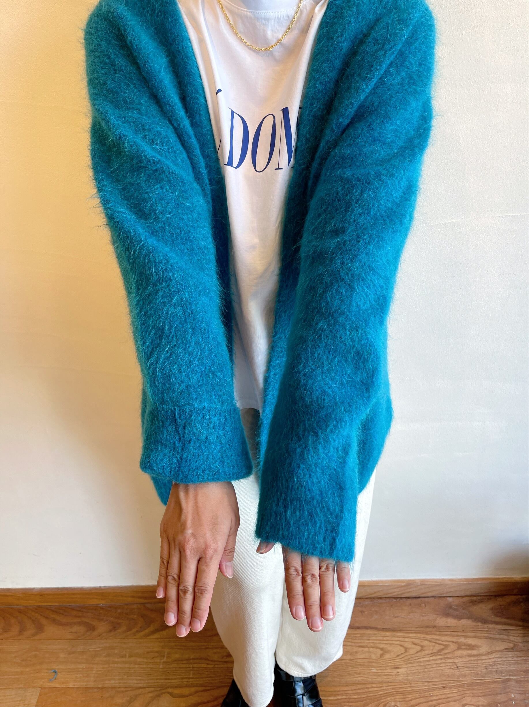 unfil/ スーパーキットモヘヤカーディガン（ロング丈） | anouk 