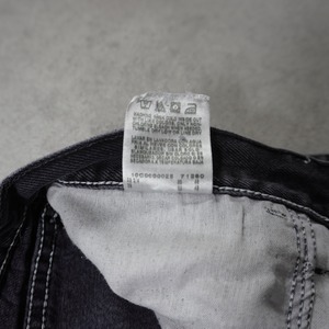 RUSTLER black denim W38L30 古着