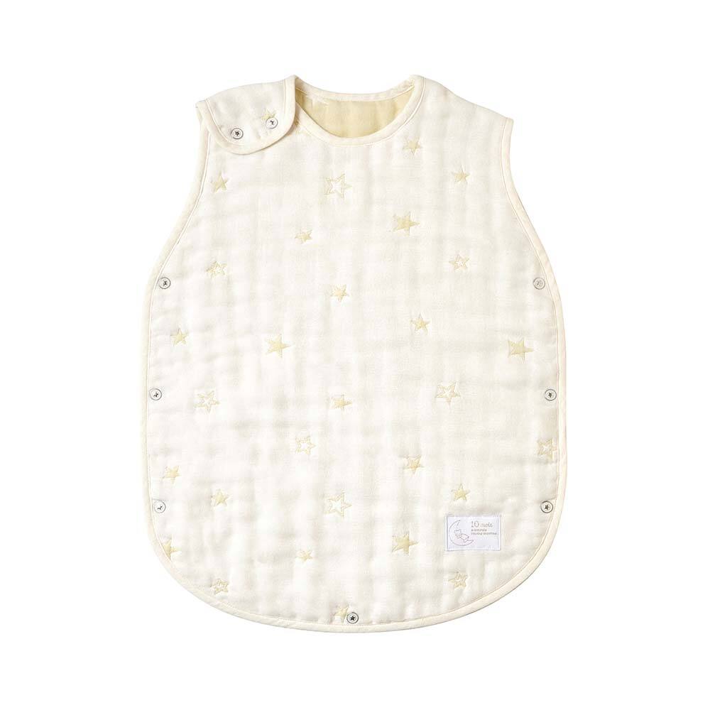 10mois(ディモワ) / ふくふくガーゼ(6重ガーゼ)スリーパー(ベビーサイズ) / エクリュ