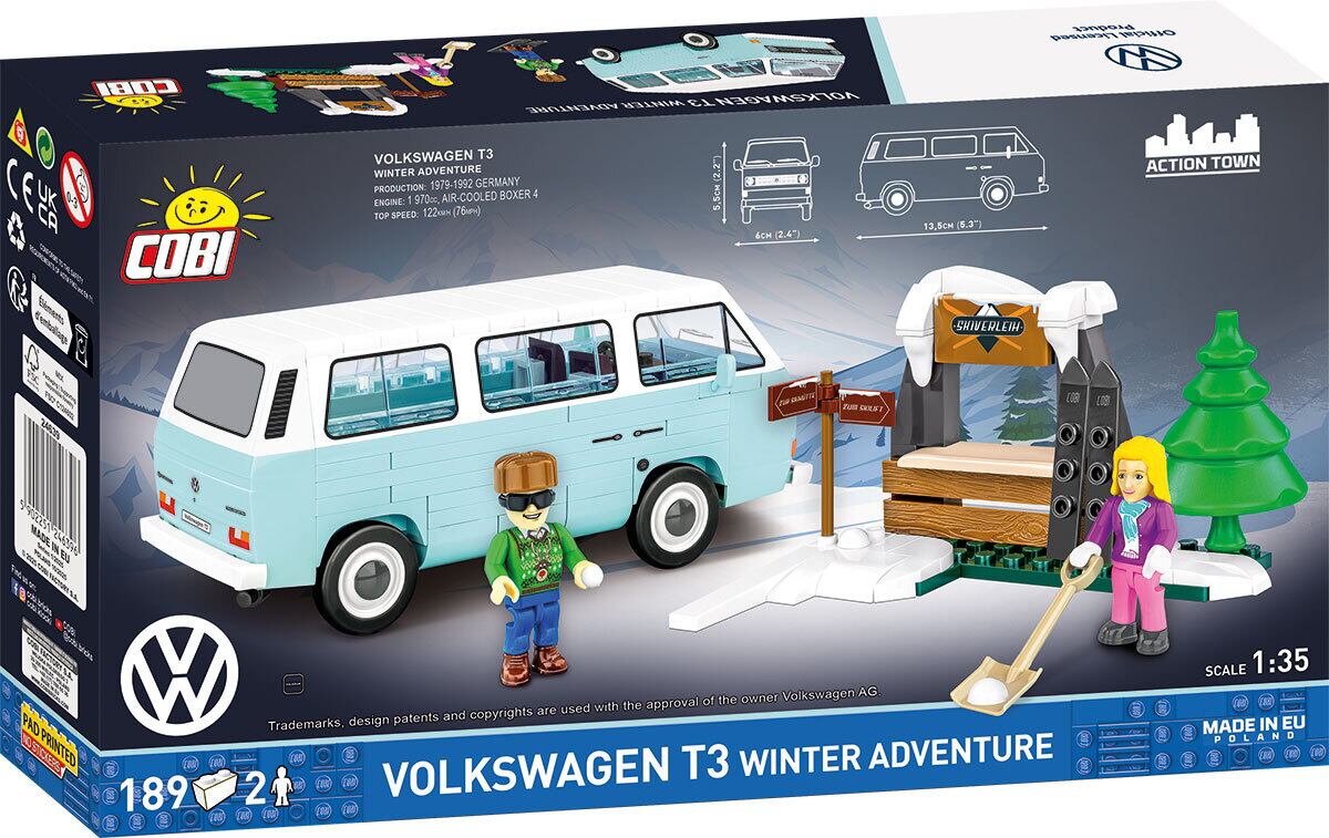 COBI #24639 フォルクスワーゲン ウィンターアドベンチャー VW T3 (Volkswagen T3 Winter)