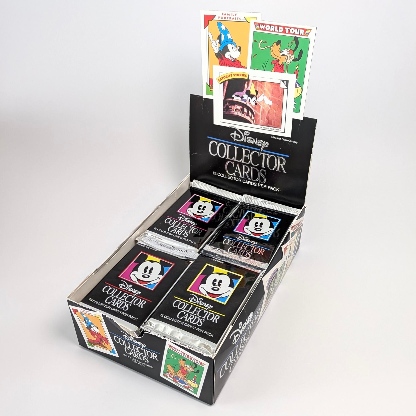 ☆送料無料！☆1991年製 【 Disney Collector Cards ディズニーコレクターカード 】VINTAGE トレーディングカード単品 （1個=15CARDS）〚アメリカン雑貨 アメトイ〛