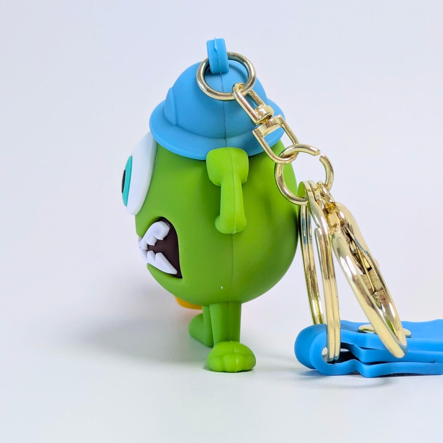 【 Monsters, Inc. ( モンスターズ・インク ) 】『 マイク・ワゾウスキ 』 3D Rubber KeyHolder / 3Dラバーキーホルダー〚アメリカン雑貨 アメトイ〛