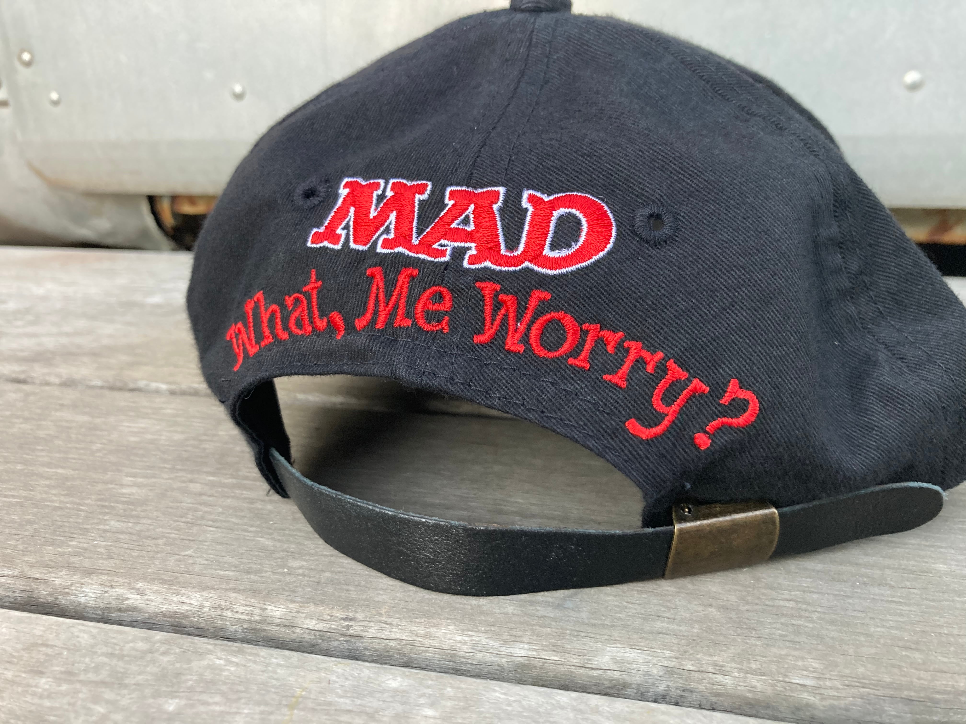 ふじみ野立てこもり 90s MAD MAGAZINE キャップ ブラックVINTAGEマッド