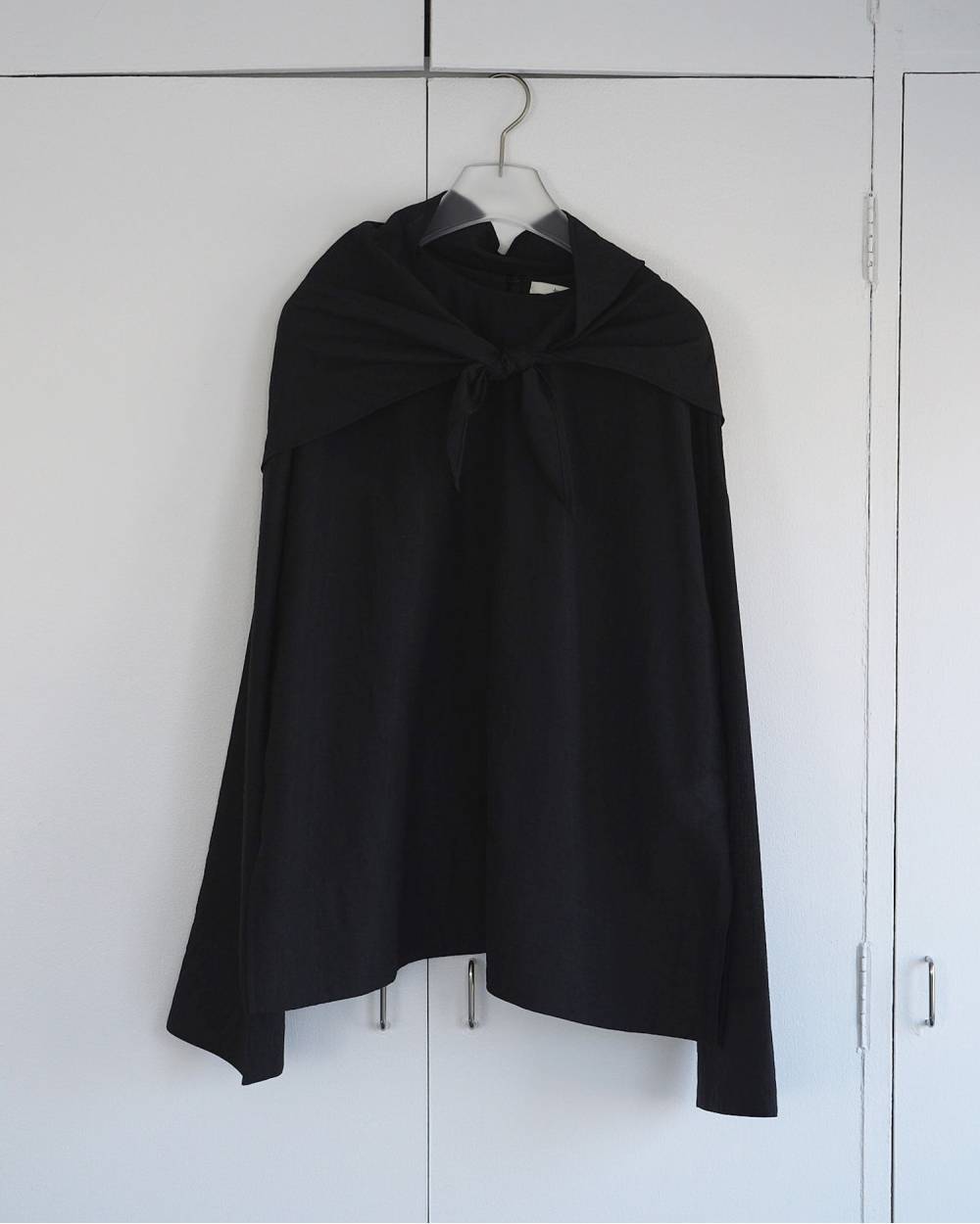 anuke(アンヌーク) Scarf Layered Blouse | サウスオレンジ｜メンズ