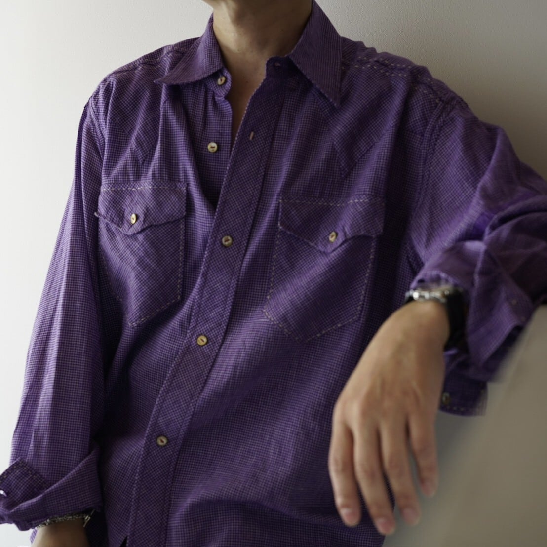 MAATEE AND SONS | GUPTA WESTERN with elephant | PURPLE
