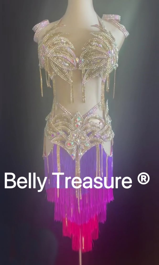 ベリーダンス オーダーメイド衣装 LY 2078-2 202303 | Belly Treasure®︎