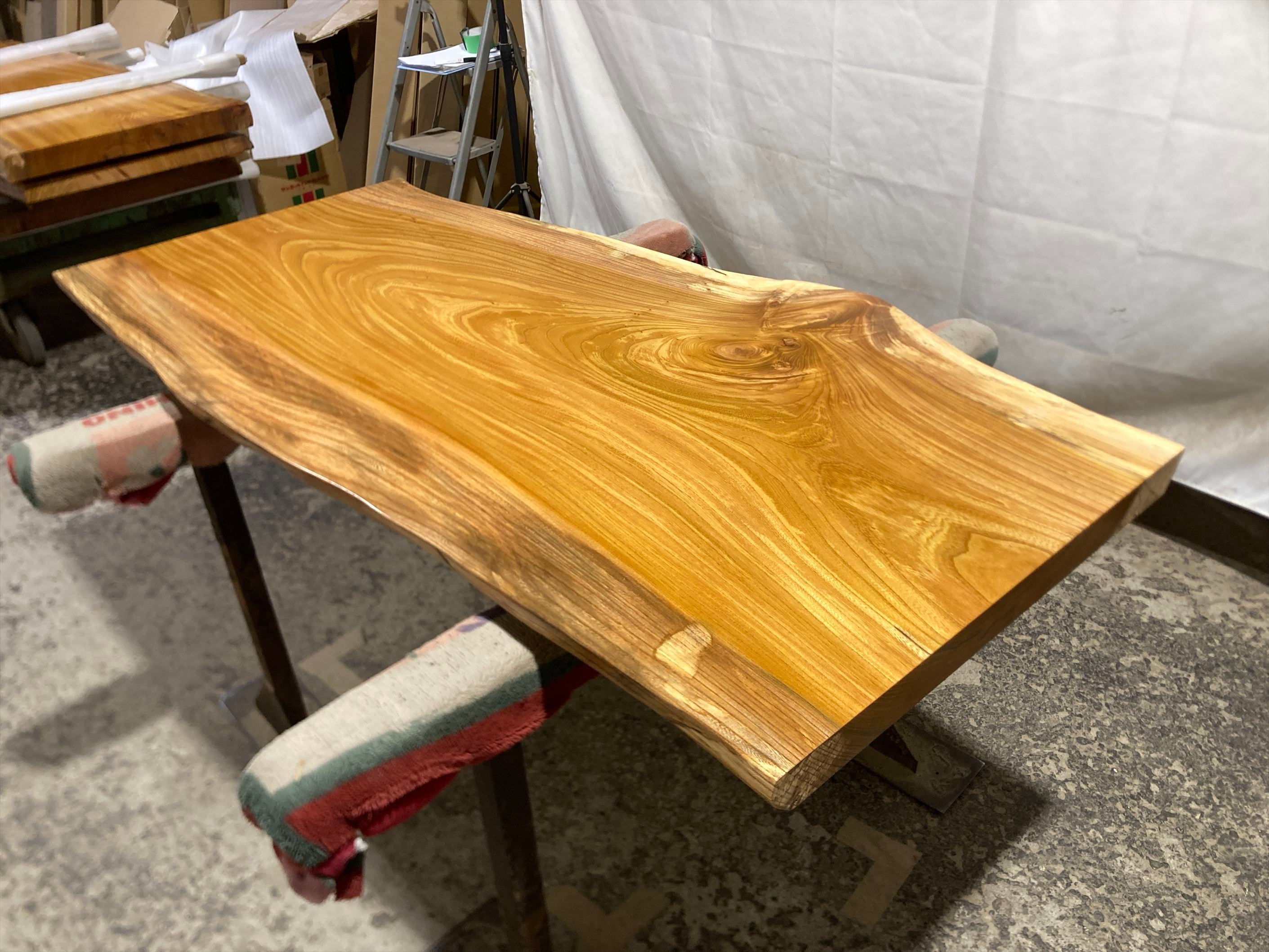 ケヤキ9248 欅 一枚板無垢 乾燥材 1540x590-700-610x55mm ローテーブル センターテーブル ダイニングテーブル カウンター