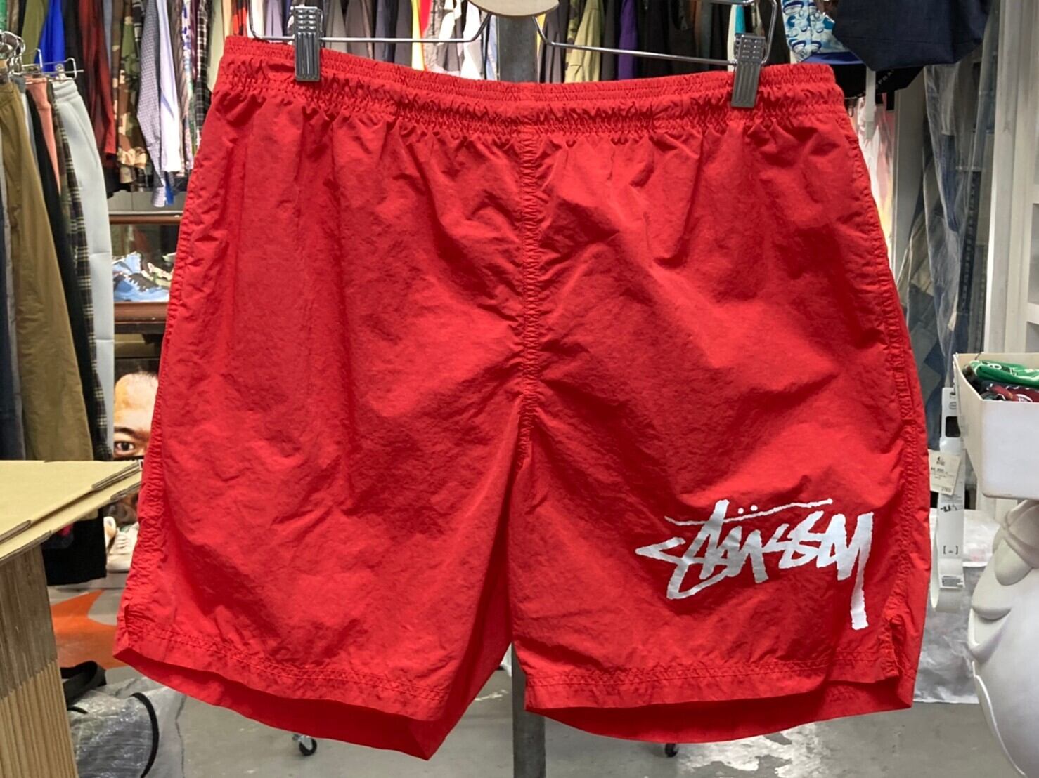 Nike × Stussy Water Short Pants 赤 Mサイズショートパンツ