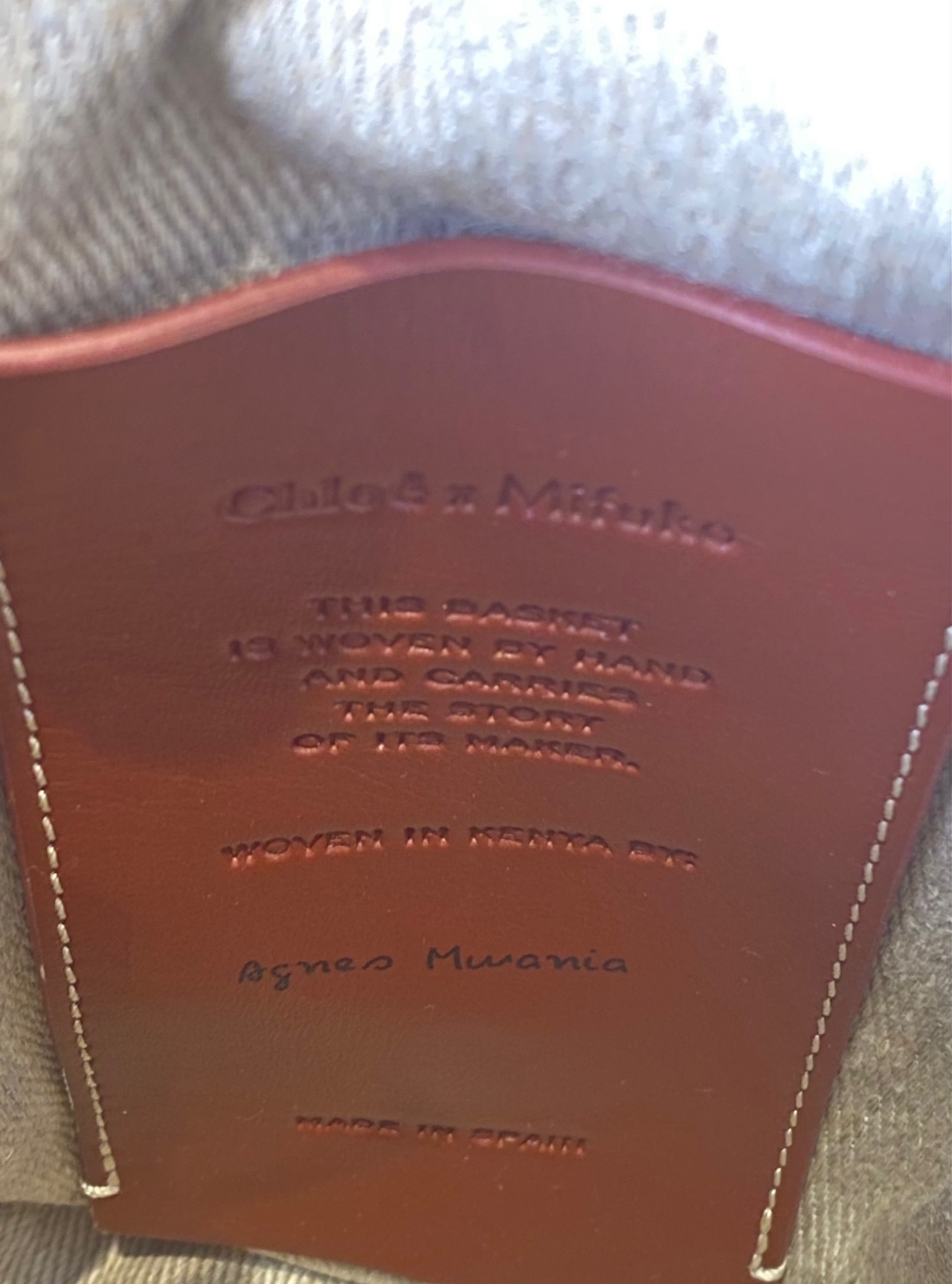 クロエ ショルダー カゴバッグ  CHC23AS381L18-915