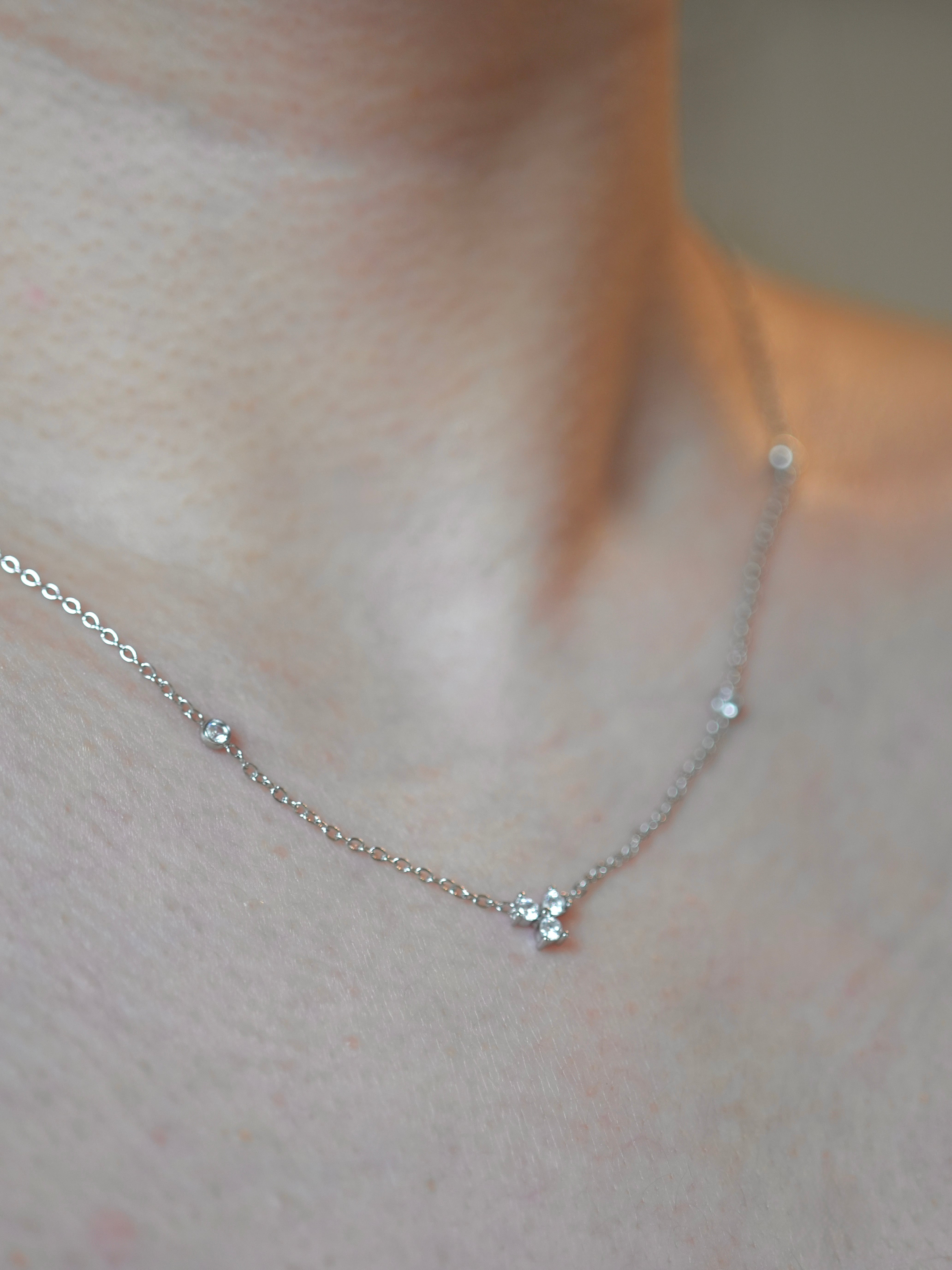 fifth mini dia necklace | mimi accessory / 錆びにくい高品質