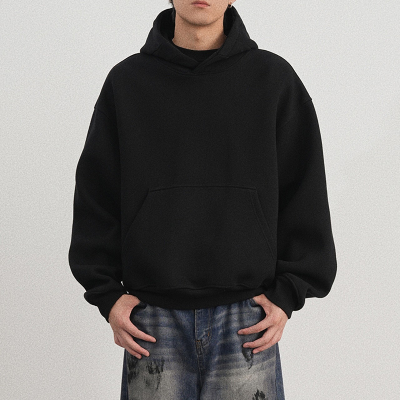 プルオーバー キルトステッチ フーディー af0096