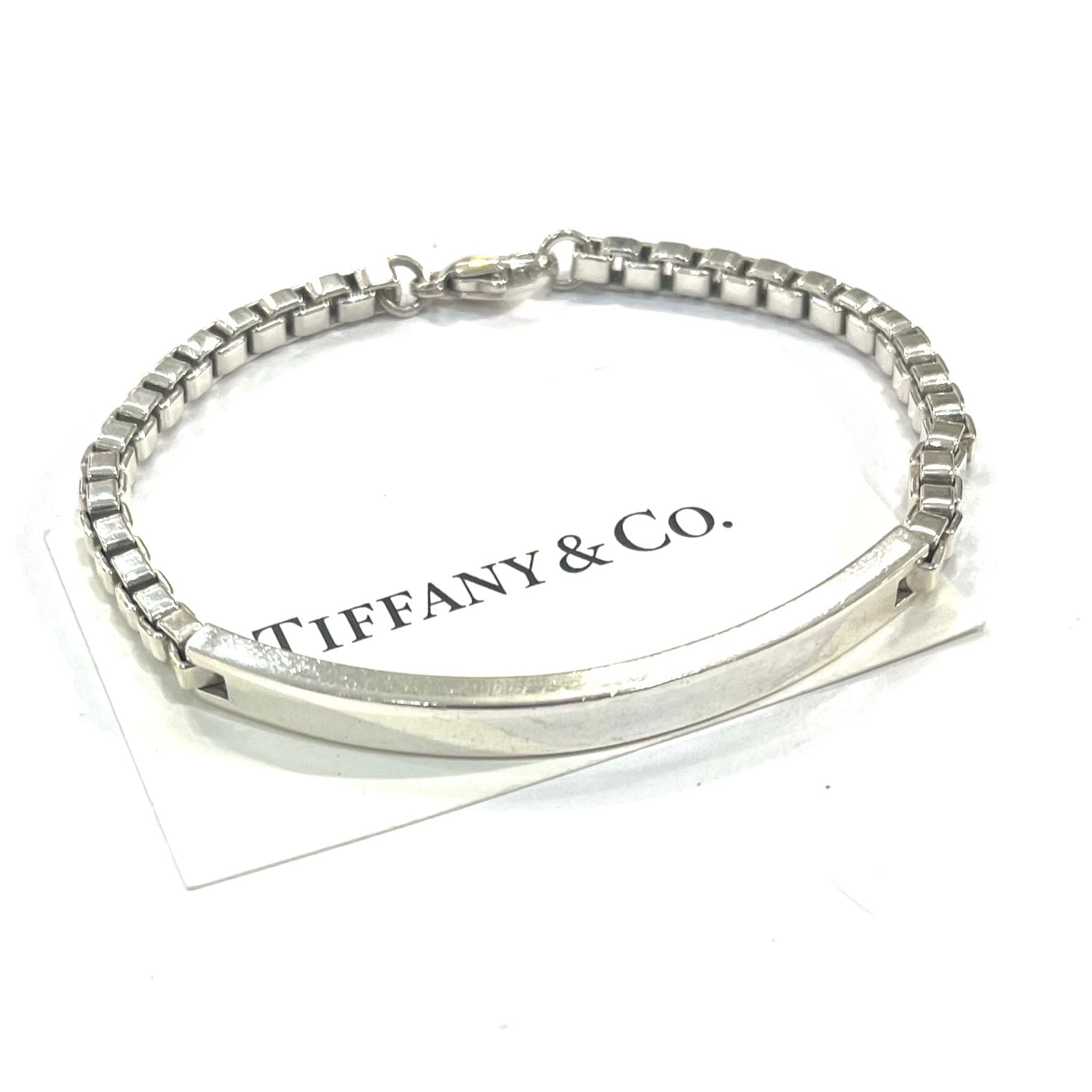 TIFFANY&CO.】2778 名作。ティファニー ID ベネチアンチェーン