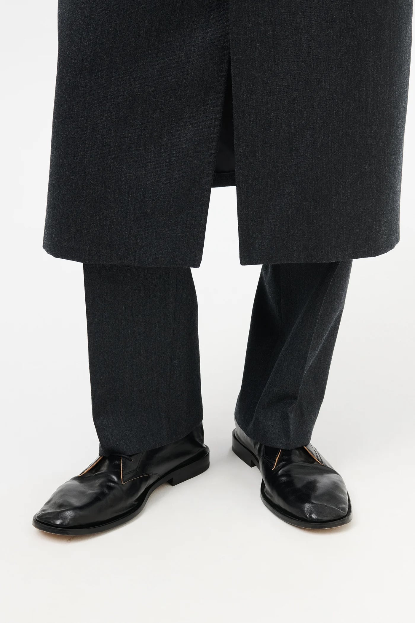 OUR LEGACY COLLAPSING CONSULTANT True Dye Black Leather A2257CCT