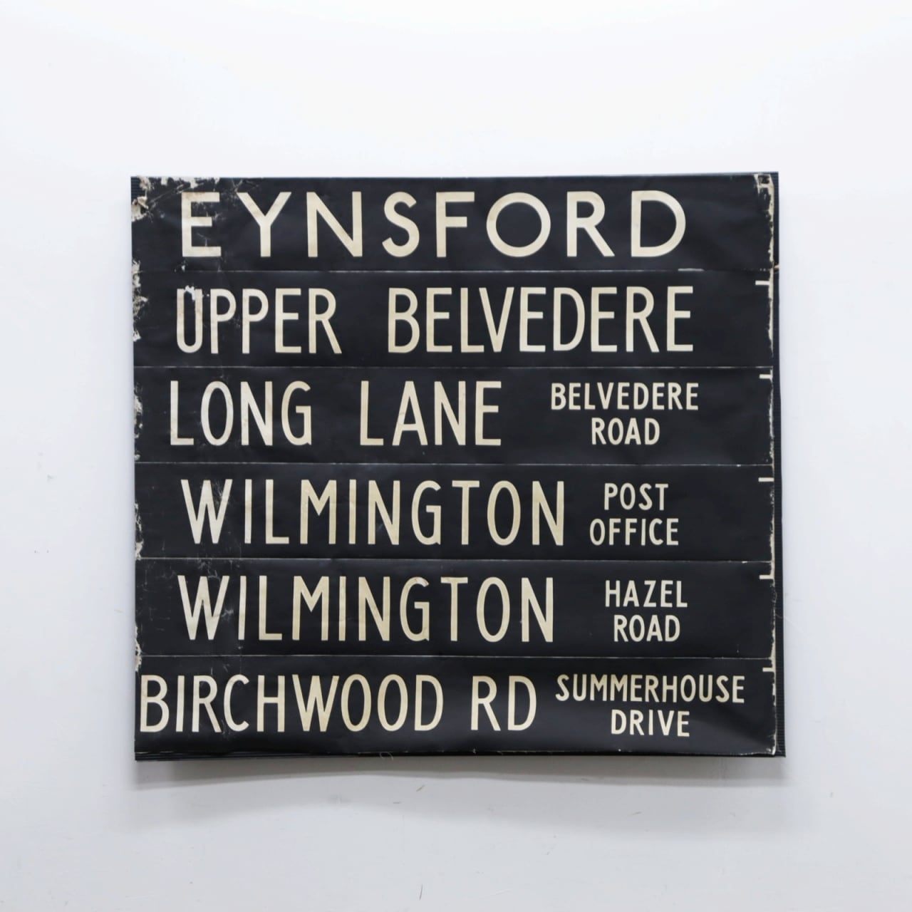 英国 イギリス ヴィンテージ バスロール サイン ポスター オブジェ 壁面 アート