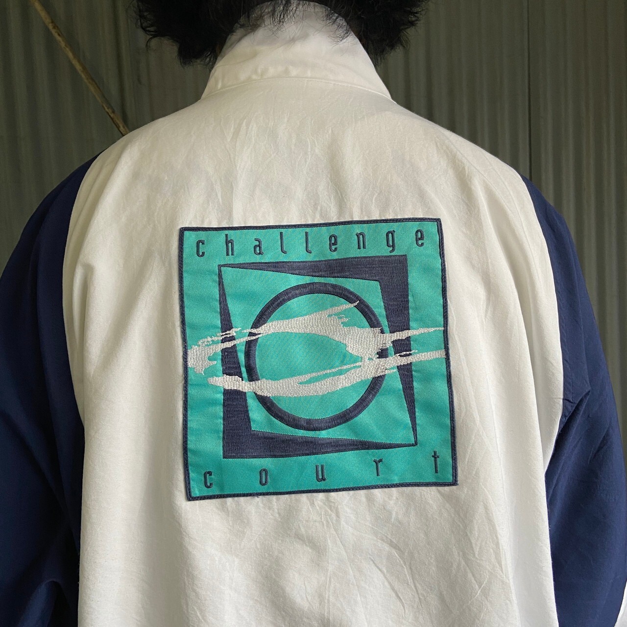 90年代 NIKE ナイキ CHALLENGE COURT バックロゴ刺? ポリエステル 