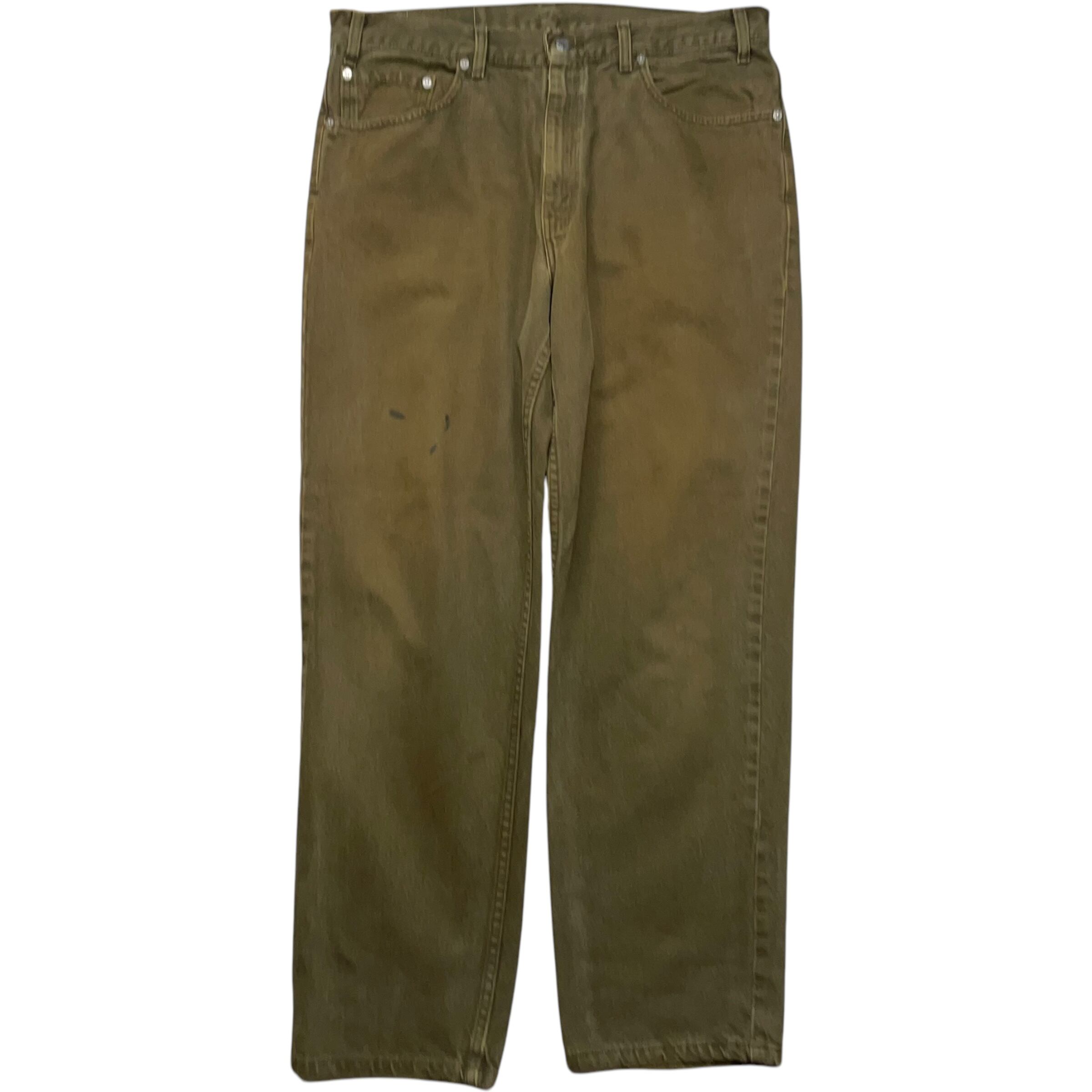 《実寸 W36L30》 Levi's リーバイス 550 デニムパンツ ワイドパンツ ブラウン USA製 no.7171