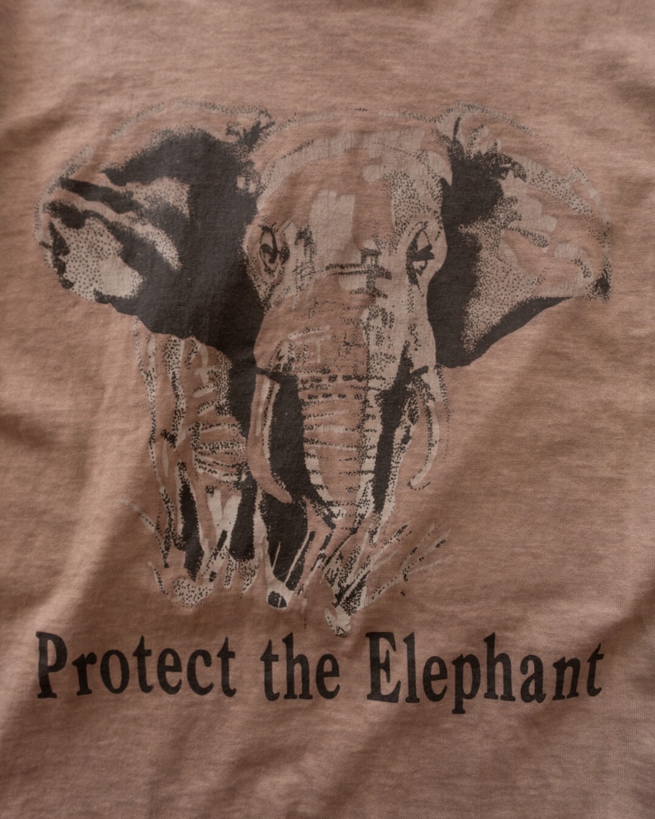 【古着】WCS (野生動物保全協会) "Protect the Elephant" アートT - 6
