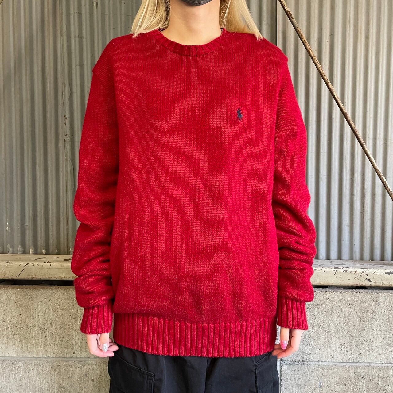 Polo by Ralph Lauren ポロバイラルフローレン コットンニット メンズM