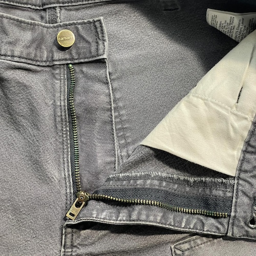 20s グレー ダブルニー Carhartt カーハート パンツ 34×34 詳細写真8