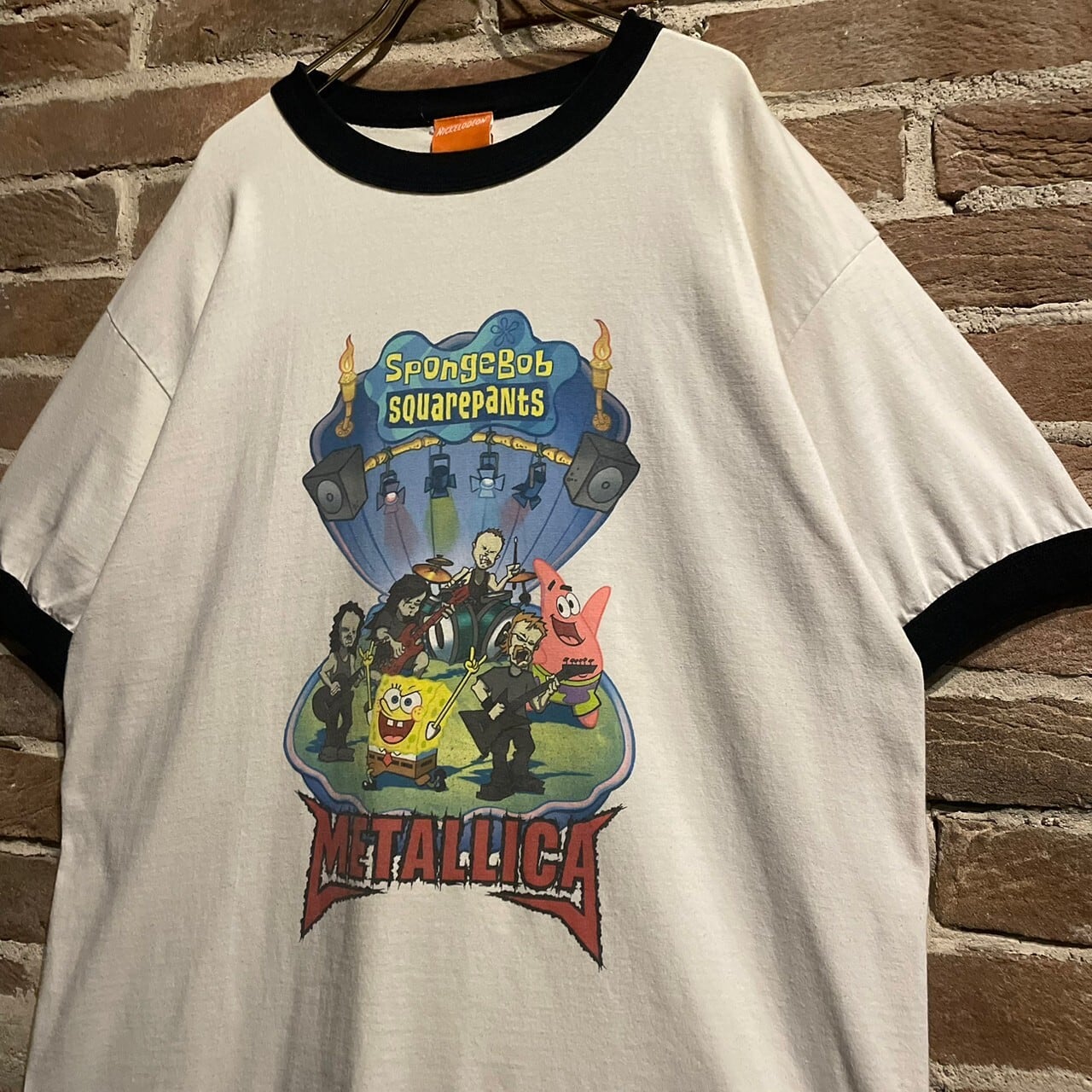 平置きレア！！ スポンジボブ×メタリカ Tシャツ - Tシャツ/カットソー