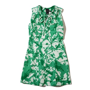 BERNHARD WILLHELM　　　　paint printed  mini dress