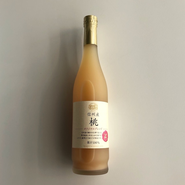 信州産　桃　オリジナルブレンド　桃ジュース　500ml　信州まし野ワイン