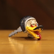 CUSTOM KEY TOP - CRAZY CUB DUCK for "CC110"