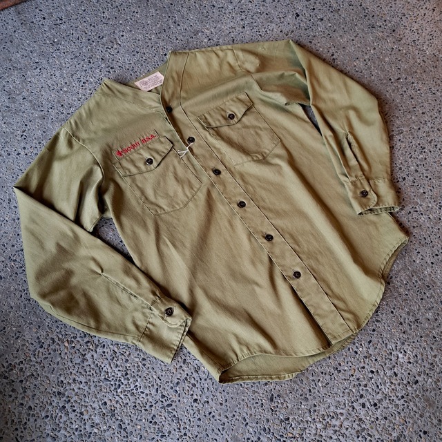 ノーカラー アメリカボーイスカウトシャツ used [303084]