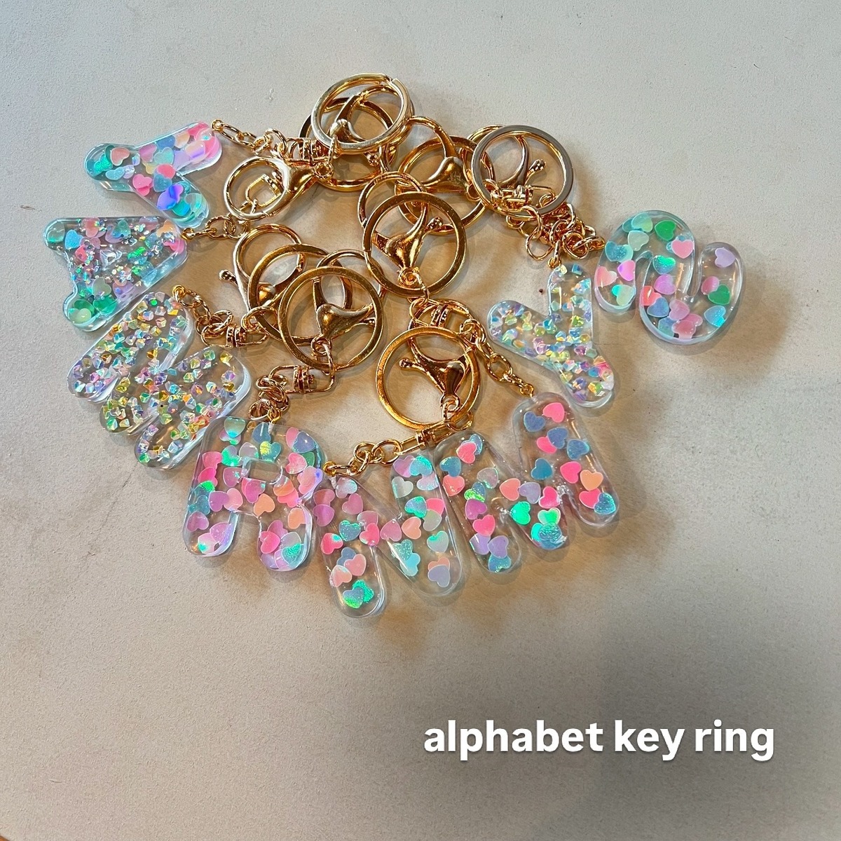 alphabet key ring | jamifull